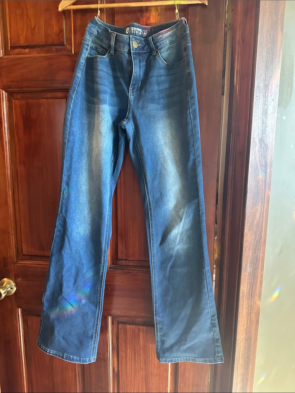 Born Primitive Women's Blue Boot Cut Jeans